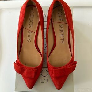 Sole Society suede heels